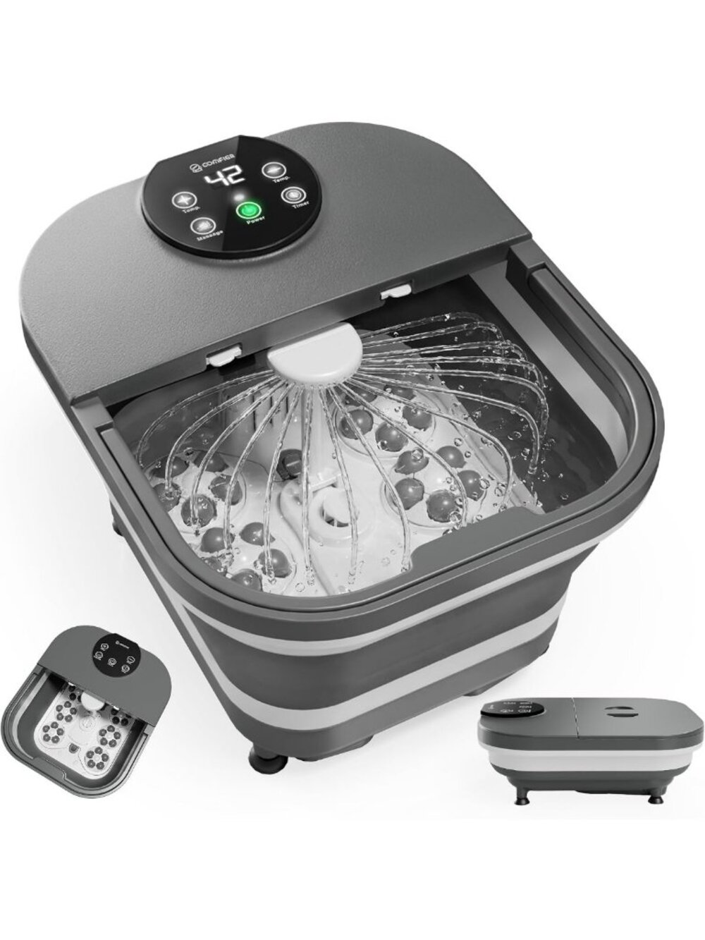 Collapsible Foot Spa Bath Massager with Heat - 2026 Upgrade Soaking Tub